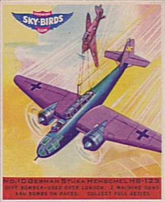 1941 Goudey Sky Birds (R137) #10 Base