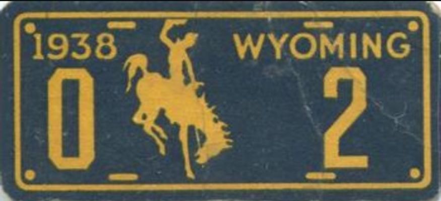 1938 Goudey Auto License Plates (R19-3) Base