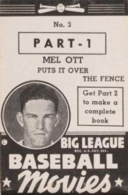 1938 Goudey Big League Movies (R326) #3 Base