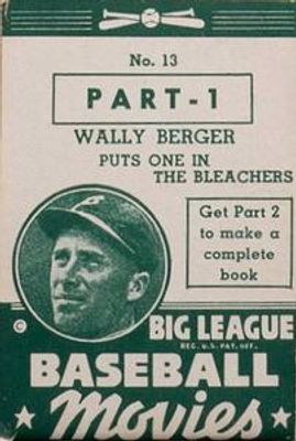 1938 Goudey Big League Movies (R326) #13 Base
