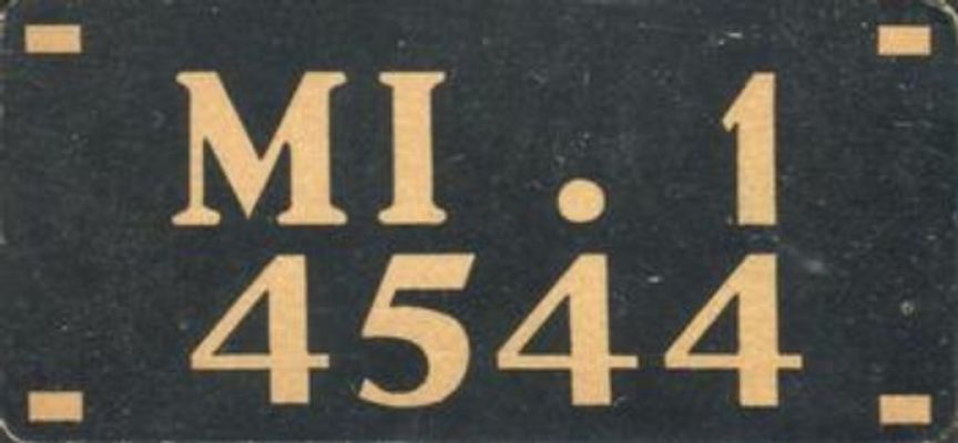 1937 Goudey Auto License Plates (R19-2) Base