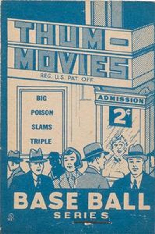 1937 Goudey Thum-Movies (R342) #10 Base