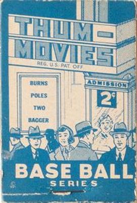 1937 Goudey Thum-Movies (R342) #1 Base