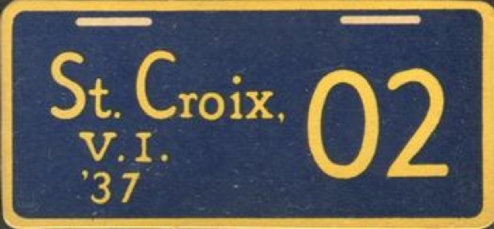 1937 Goudey Auto License Plates (R19-2) Base
