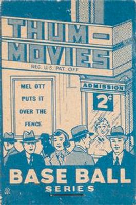 1937 Goudey Thum-Movies (R342) #3 Base