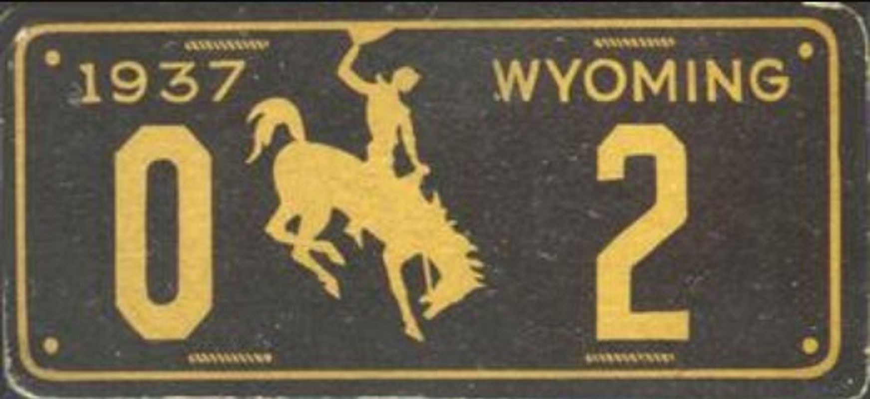 1937 Goudey Auto License Plates (R19-2) Base