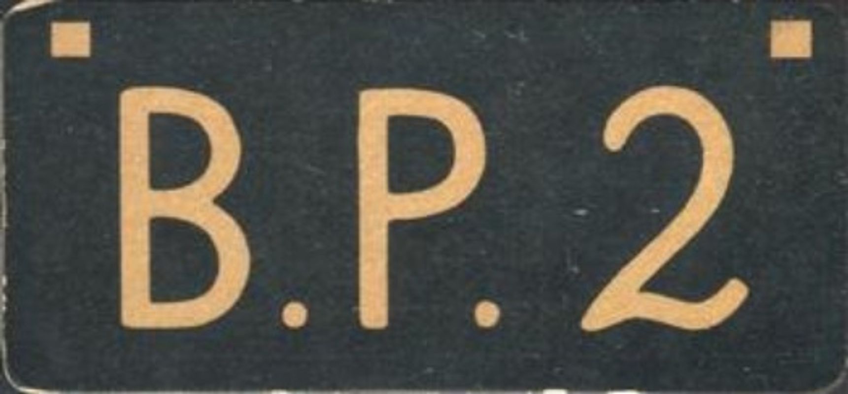 1937 Goudey Auto License Plates (R19-2) Base