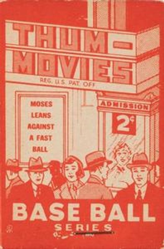 1937 Goudey Thum-Movies (R342) #5 Red