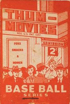 1937 Goudey Thum-Movies (R342) #12 Red