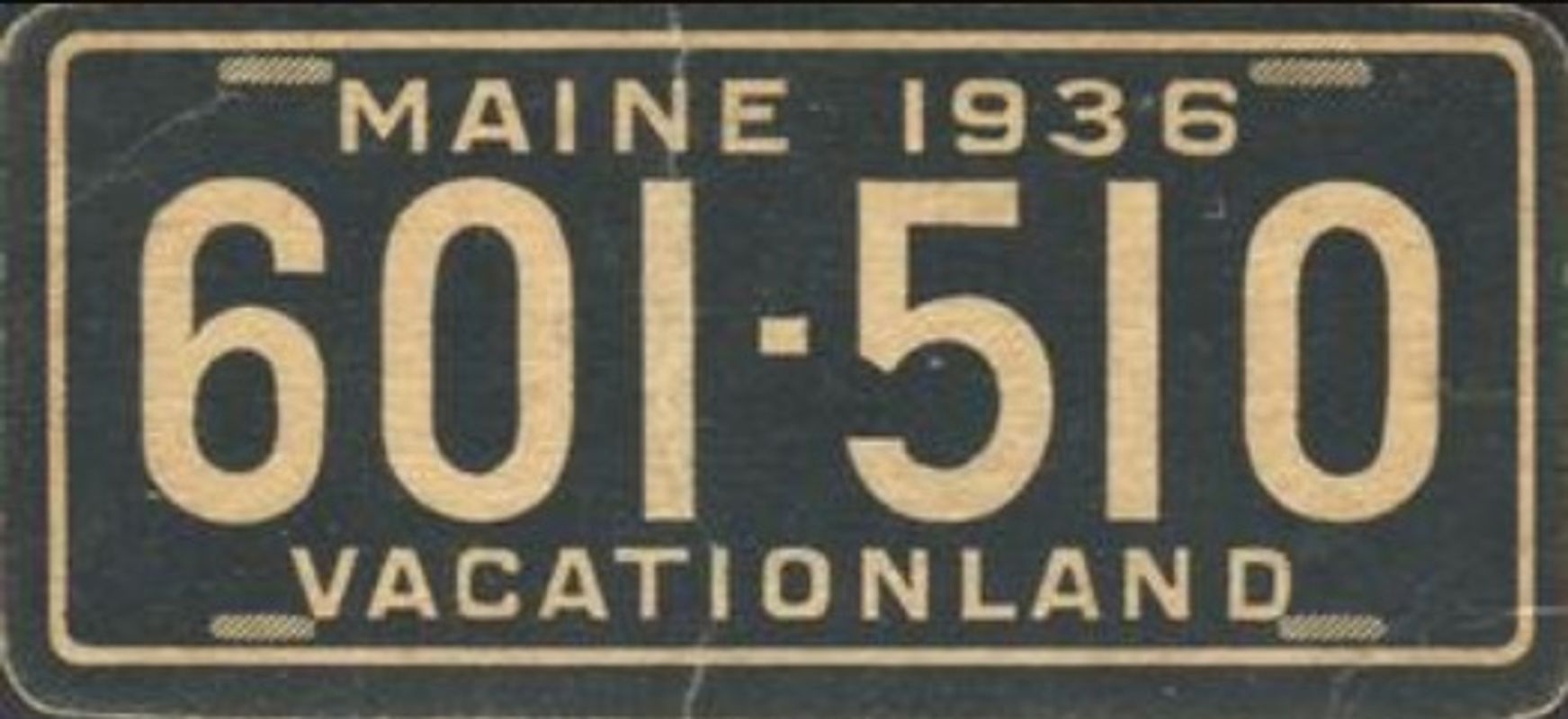 1936 Goudey Auto License Plates (R19-1) Base