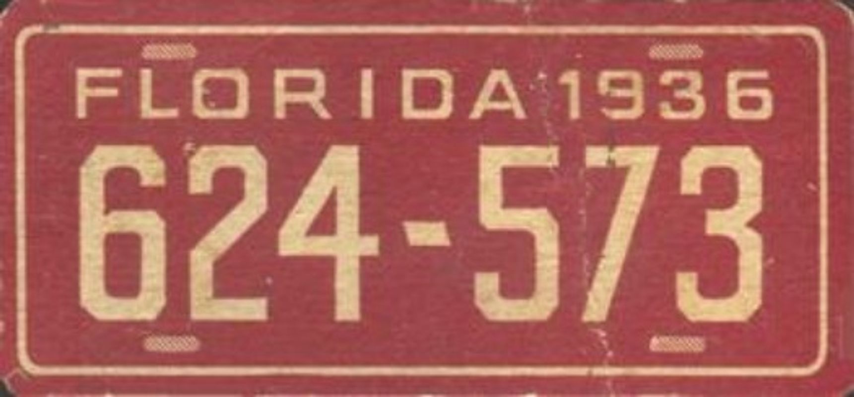 1936 Goudey Auto License Plates (R19-1) Base