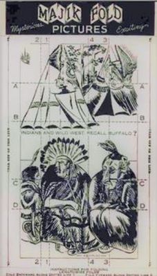 1935 Goudey Majik Fold Pictures Base