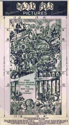 1935 Goudey Majik Fold Pictures Base