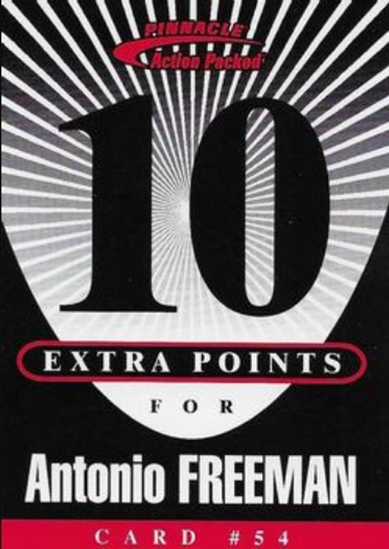 1997 Action Packed Flagship #54 Extra Points 10