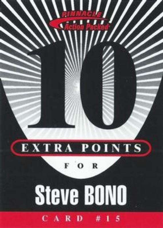 1997 Action Packed Flagship #15 Extra Points 10