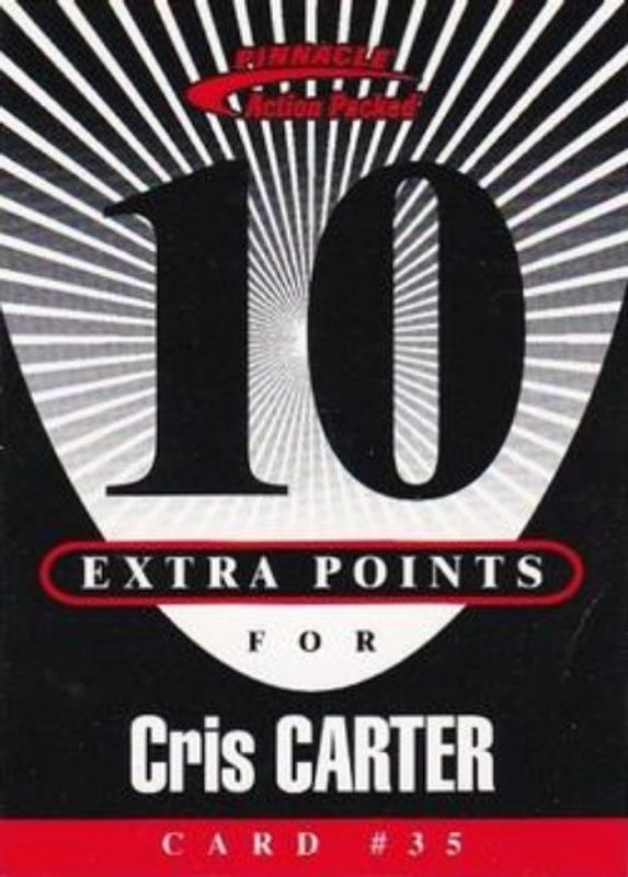 1997 Action Packed Flagship #35 Extra Points 10