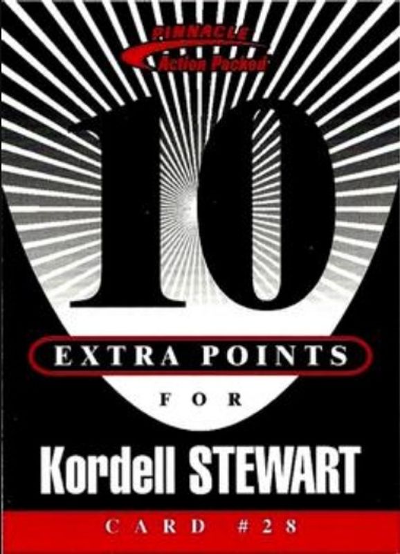 1997 Action Packed Flagship #28 Extra Points 10