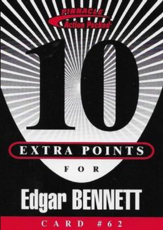 1997 Action Packed Flagship #62 Extra Points 10