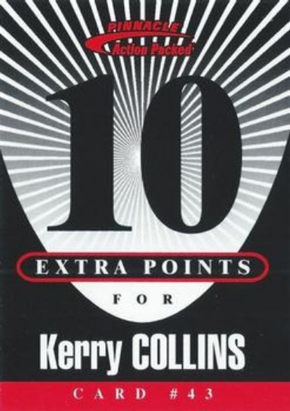 1997 Action Packed Flagship #43 Extra Points 10