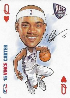 2006 All Pro Deal NBA Sports Playing Cards #Q♥ Base