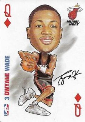 2006 All Pro Deal NBA Sports Playing Cards #Q♦ Base