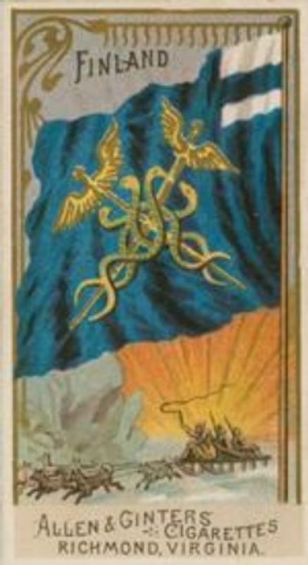 1890 Allen & Ginter Flags of All Nations (N10) Base