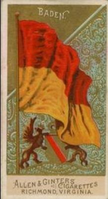 1890 Allen & Ginter Flags of All Nations (N10) Base