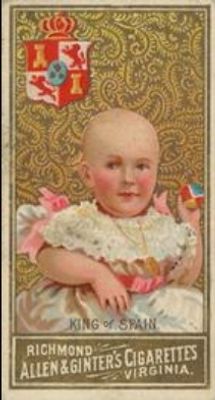 1889 Allen & Ginter World's Sovereigns (N34) Base