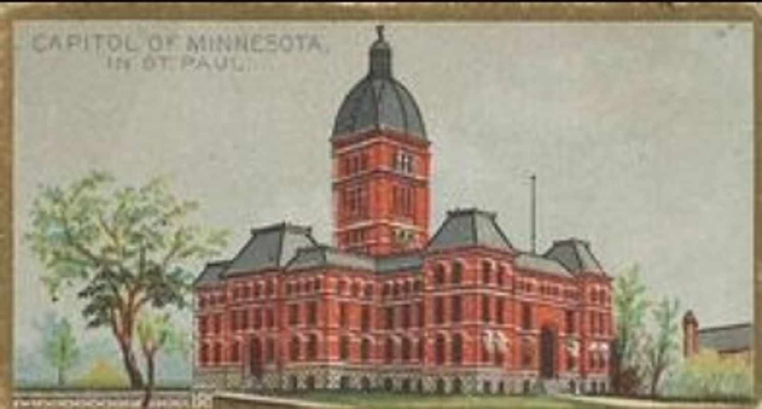 1889 Allen & Ginter General Government and State Capitol Buildings (N14) Base