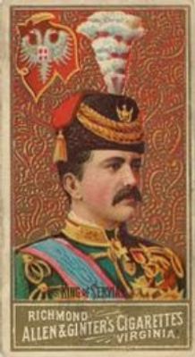 1889 Allen & Ginter World's Sovereigns (N34) Base