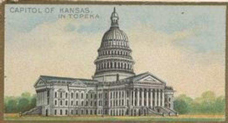 1889 Allen & Ginter General Government and State Capitol Buildings (N14) Base