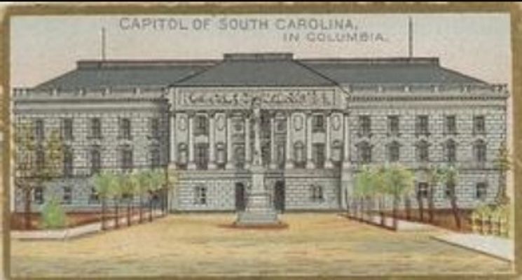 1889 Allen & Ginter General Government and State Capitol Buildings (N14) Base
