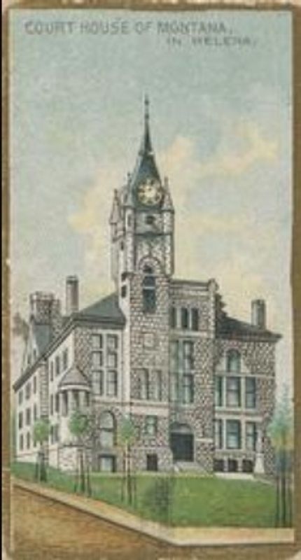1889 Allen & Ginter General Government and State Capitol Buildings (N14) Base