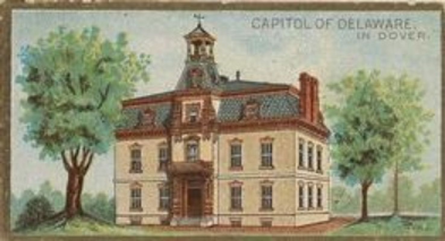 1889 Allen & Ginter General Government and State Capitol Buildings (N14) Base