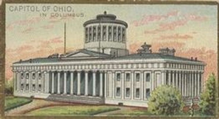 1889 Allen & Ginter General Government and State Capitol Buildings (N14) Base