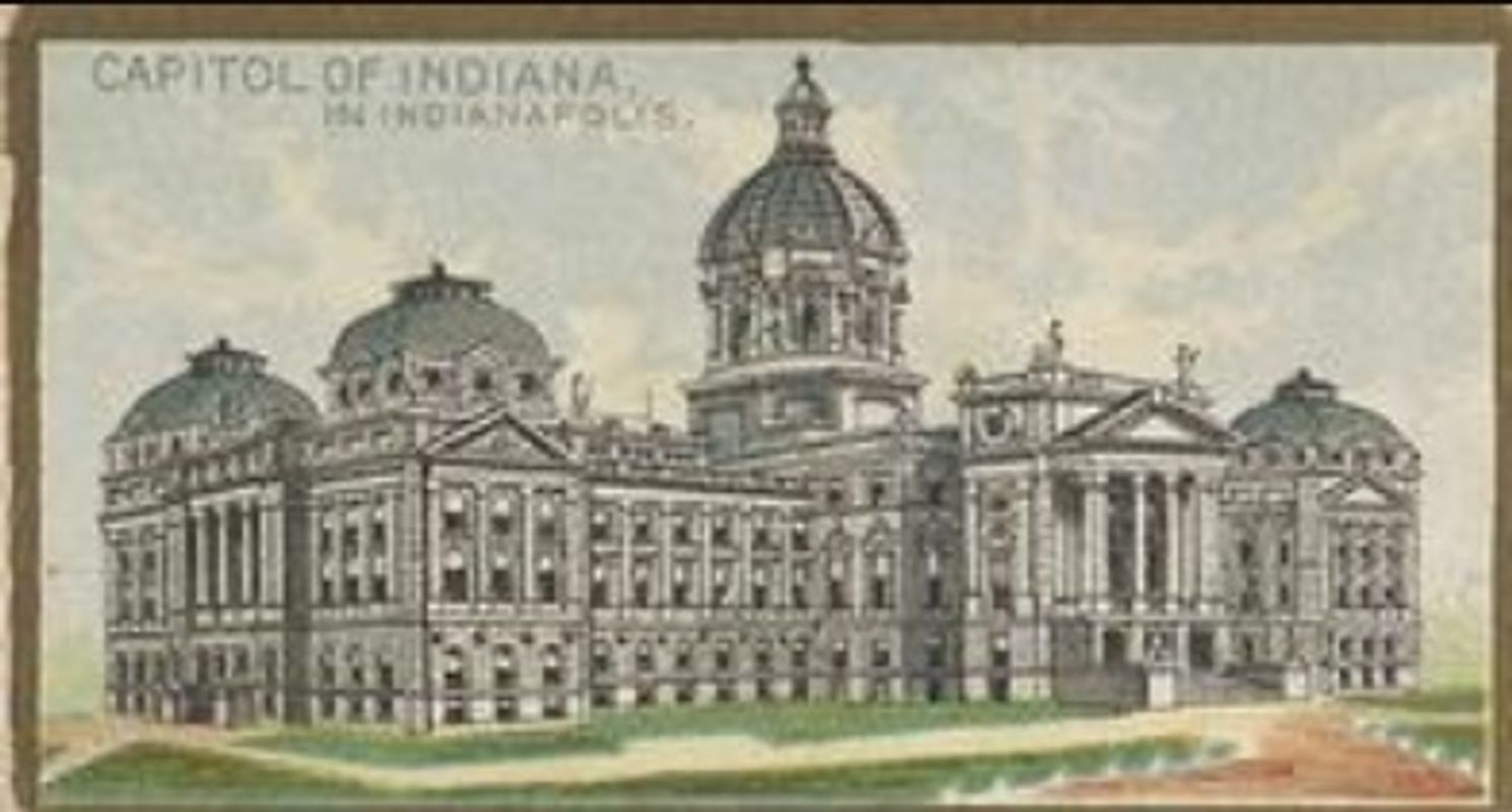 1889 Allen & Ginter General Government and State Capitol Buildings (N14) Base