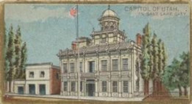 1889 Allen & Ginter General Government and State Capitol Buildings (N14) Base