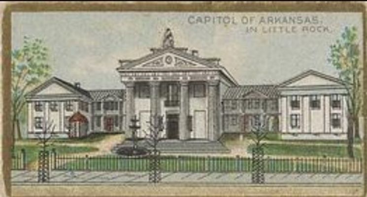 1889 Allen & Ginter General Government and State Capitol Buildings (N14) Base
