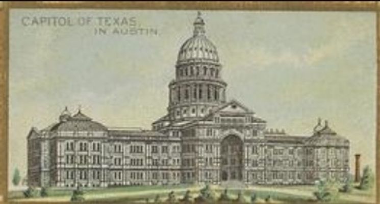 1889 Allen & Ginter General Government and State Capitol Buildings (N14) Base