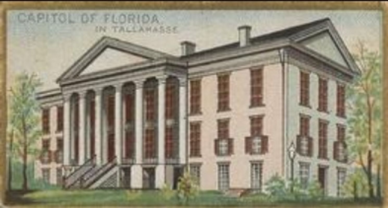 1889 Allen & Ginter General Government and State Capitol Buildings (N14) Base