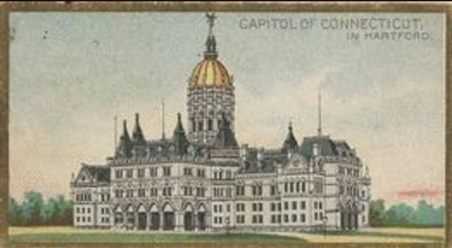 1889 Allen & Ginter General Government and State Capitol Buildings (N14) Base