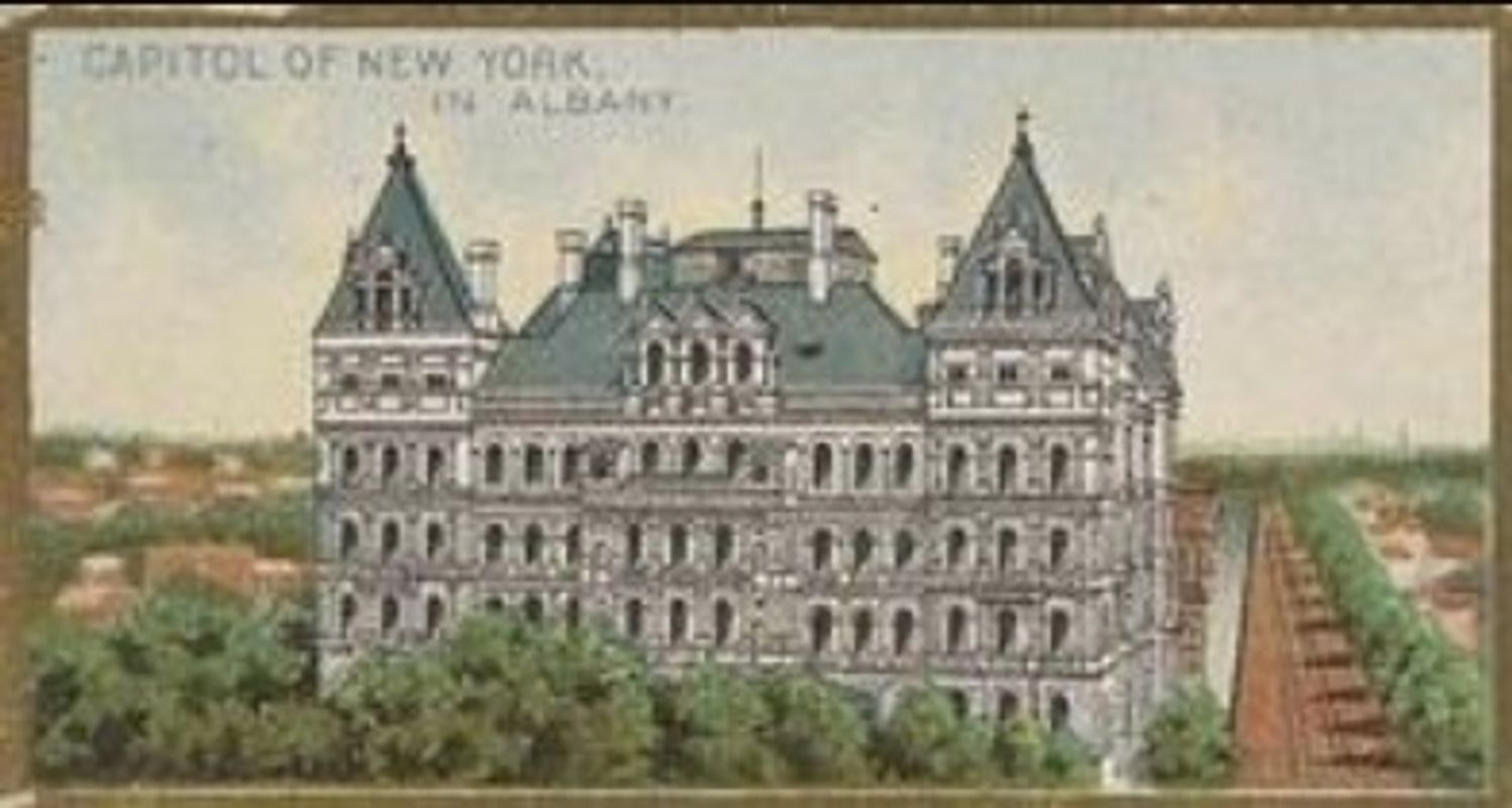 1889 Allen & Ginter General Government and State Capitol Buildings (N14) Base