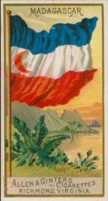 1890 Allen & Ginter Flags of All Nations (N10) Base