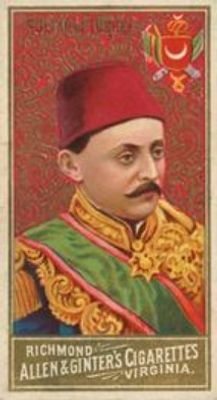 1889 Allen & Ginter World's Sovereigns (N34) Base