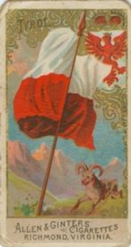 1890 Allen & Ginter Flags of All Nations (N10) Base