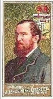 1889 Allen & Ginter World's Sovereigns (N34) Base