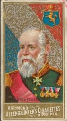 1889 Allen & Ginter World's Sovereigns (N34) Base