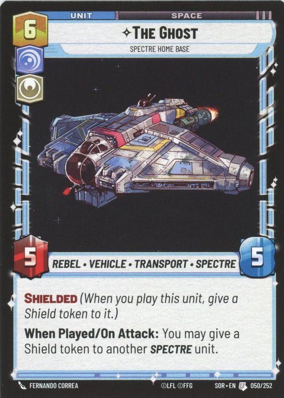The Ghost 2024 Spark of Rebellion #50 Base RAW