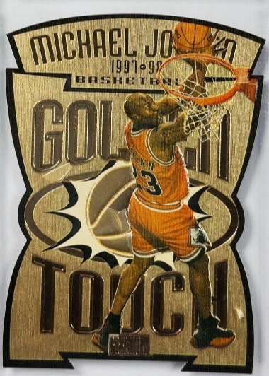 その他 1997 Skybox Premium Golden Touch die-cut Michael Jordan 1997 Skybox Premium #1GT Golden Touch Price Guide