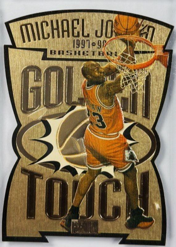 その他 1997 Skybox Premium Golden Touch die-cut 1997 Skybox Premium Golden Touch Die-Cut Michael Jordan #GT1 BGS